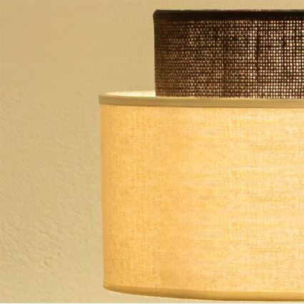 Brilagi - LED напольный торшер BOHO STYLE 1xE27/15W/230V кремовый/коричневый