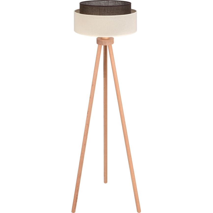Brilagi - LED напольный торшер BOHO STYLE 1xE27/15W/230V кремовый/коричневый