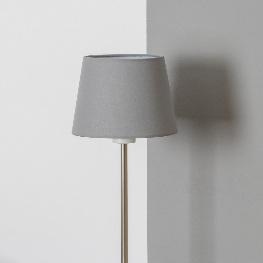 Brilagi - LED напольный торшер CERIA 1xE27/40W/230V Ø 20,5 см серый/матовый хром