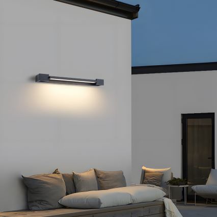 Brilagi - Уличный настенный светильник AQUA LINE LED/12W/230V 45 см IP44 антрацит CRI 90