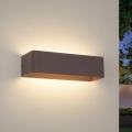 Brilagi - LED наружный настенный светильник DONNANI LED/12W/230V 30 см коричневый IP44