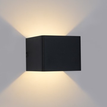 Brilagi - LED наружный настенный светильник DONNANI LED/5W/230V черный IP44