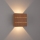 Brilagi -LED Наружный настенный светильник DOUBLERAY LINE LED/6W/230V, декор под дерево, IP54