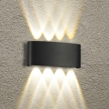 Brilagi - LED наружный настенный светильник FLAREBOX LED/8W/230V чёрный IP65