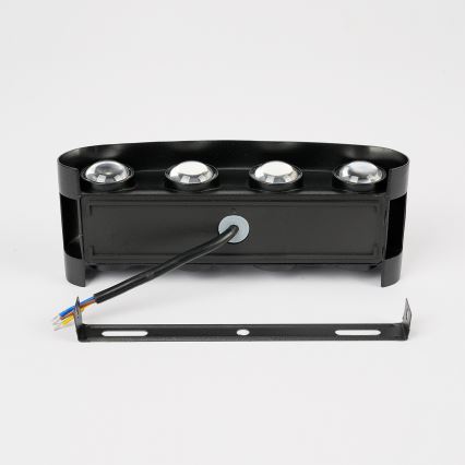 Brilagi - LED наружный настенный светильник FLAREBOX LED/8W/230V чёрный IP65