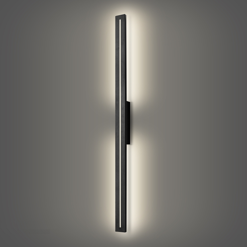 Brilagi - LED наружный настенный светильник LINEO LED/24W/230V 4000K IP65 100 cm чёрный