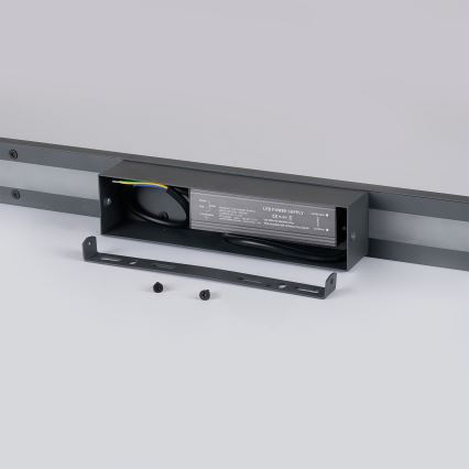Brilagi - LED уличный настенный светильник LUNA LED/30W/230V 3000K IP65 150 cm антрацит CRI 90
