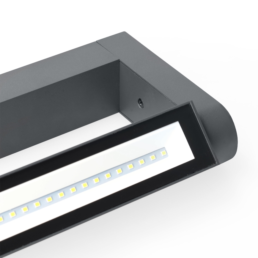 BRILAGI - LED Наружный настенный светильник для фасада SALERNO LED/12 Вт/230 В 35,5 см антрацит IP65