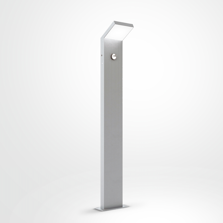 Brilagi - уличный светодиодный светильник с датчиком RIANO LED/8W/230V серебристый IP65