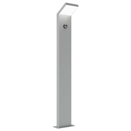 Brilagi - уличный светодиодный светильник с датчиком RIANO LED/8W/230V серебристый IP65