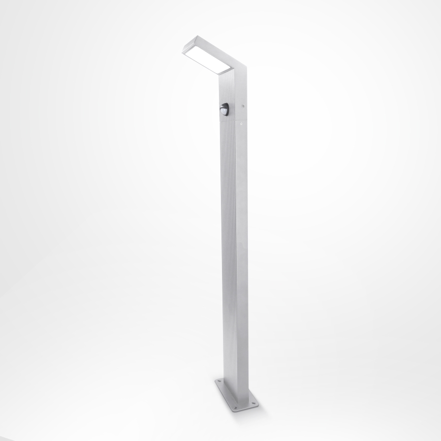 Brilagi - уличный светодиодный светильник с датчиком RIANO LED/8W/230V серебристый IP65