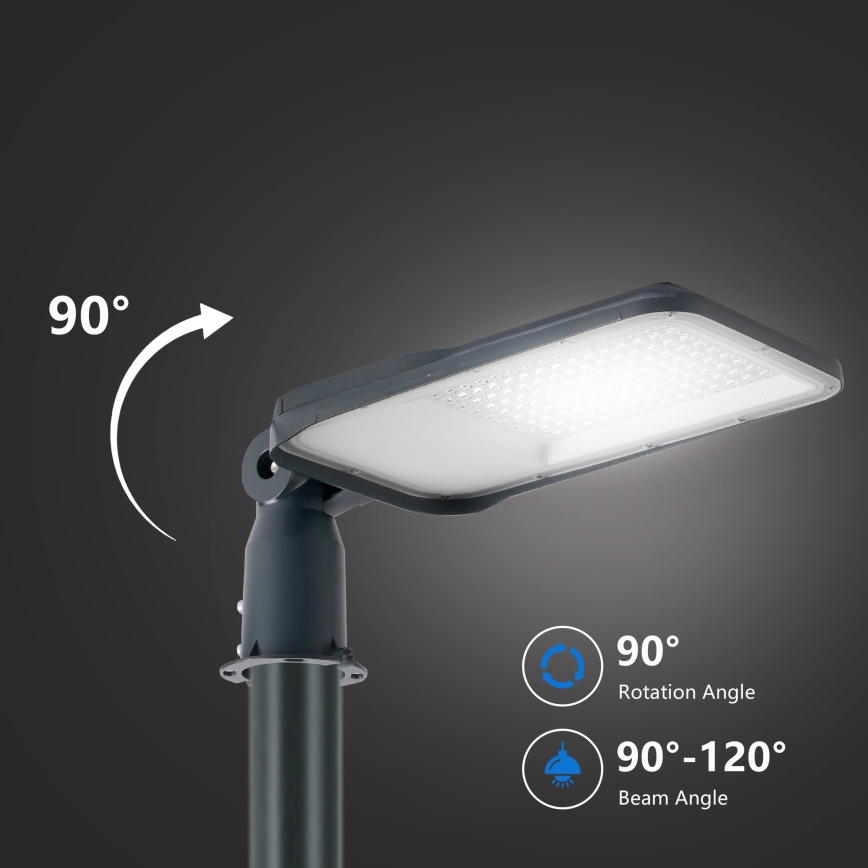 Brilagi - уличный светодиодный фонарь с опорой высотой 4 м и шарнирным креплением URBANLIGHT LED/100W/230V антрацит IP65