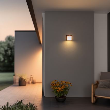 Brilagi - Светильник уличный настенный с датчиком TERNI LED/12W/230V антрацит IP44