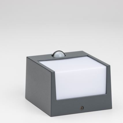 Brilagi - Светильник уличный настенный с датчиком TERNI LED/12W/230V антрацит IP44