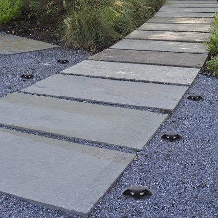 Brilagi - LED наружный встраиваемый светильник для проезда GROUNDRAY LED/1W/230V черный IP67