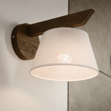 Brilagi - LED  Настенный светильник ANTHONY 1xE14/40W/230V дуб/белый