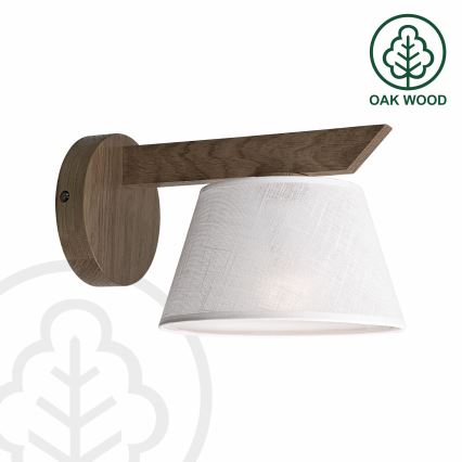 Brilagi - Светильник настенный LED ANTHONY 1xE14/40W/230V дуб орех/белый