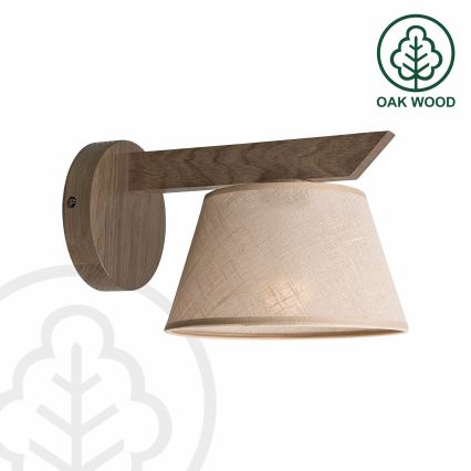 Brilagi - Светильник настенный LED ANTHONY 1xE14/40W/230V дуб орех/бежевый