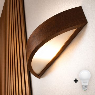 Brilagi - LED Настенный светильник CARVALHO 1xE27/15W/230V дуб орех