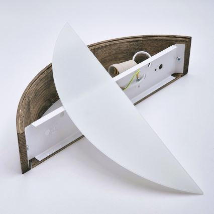 BRILAGI - LED Настенный светильник CARVALHO 1xE27/15W/230V дуб орех