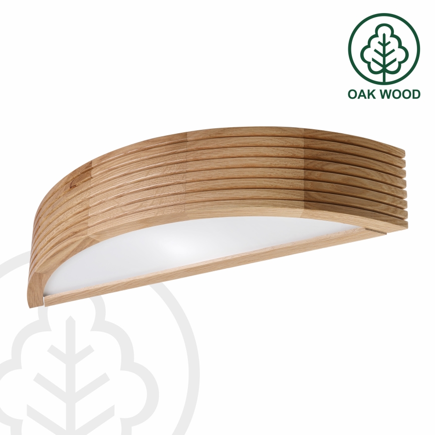 Brilagi - LED настенный светильник CARVALHO MODERN 1xE27/60W/230V дуб