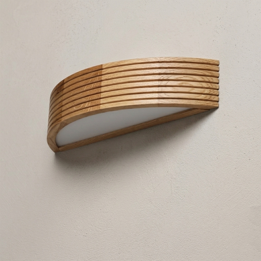 Brilagi - LED настенный светильник CARVALHO MODERN 1xE27/60W/230V дуб