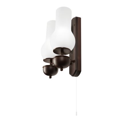 Brilagi - LED Настенный светильник COTTAGE 2xE14/40W/230V бук/белый