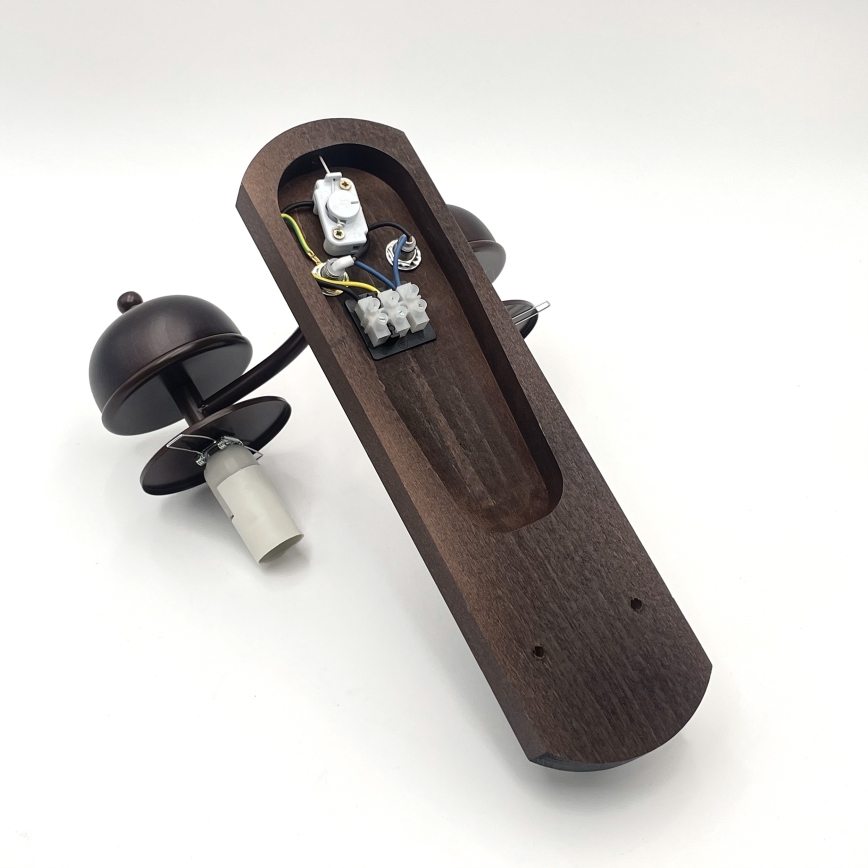 Brilagi - LED Настенный светильник COTTAGE 2xE14/40W/230V бук/белый