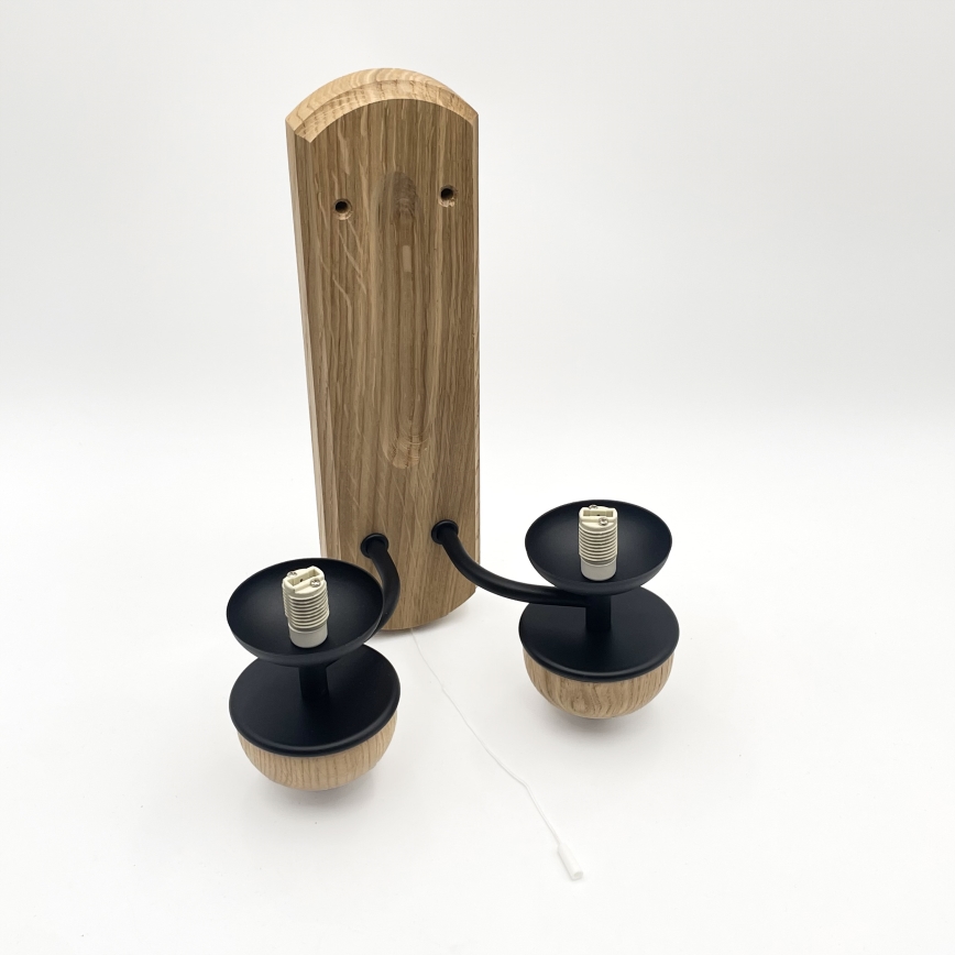 Brilagi - LED Настенный светильник COTTAGE 2xG9/40W/230V дуб/белый