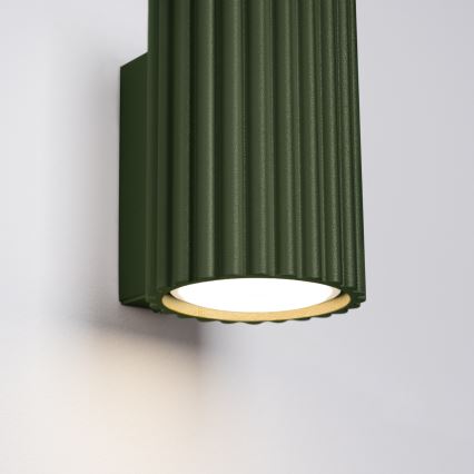 Brilagi - LED настенный светильник CRESTO 1xGU10/10W/230V 10 cm зелёный