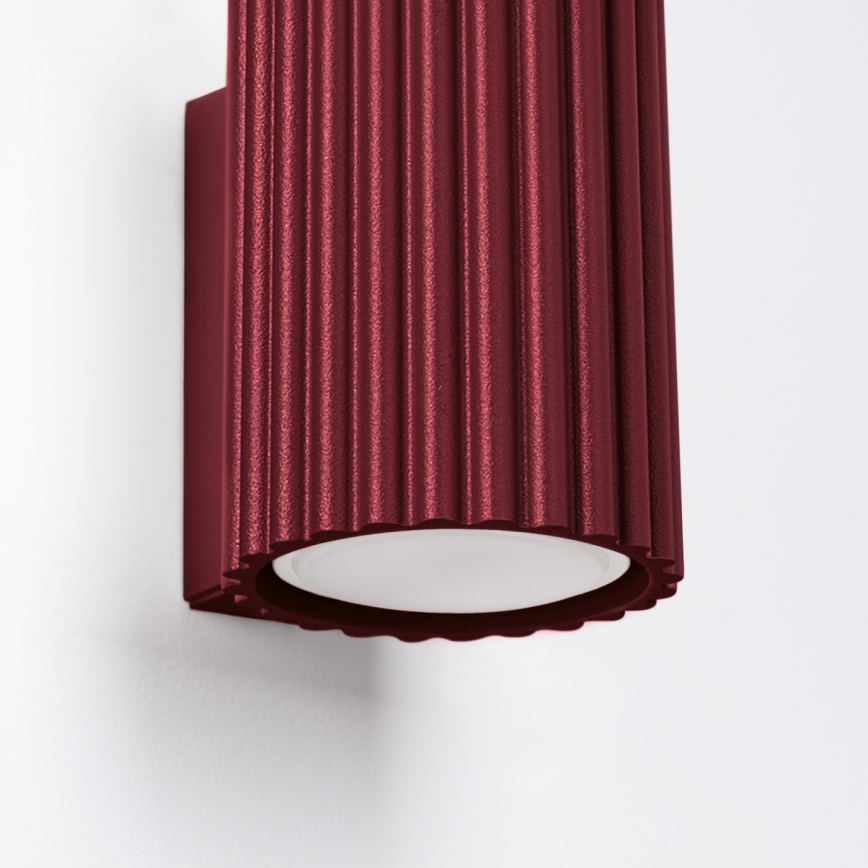 Brilagi - LED настенный светильник CRESTO 1xGU10/10W/230V 10 см бордовый