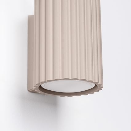 Brilagi - LED настенный светильник CRESTO 1xGU10/10W/230V 10 см тауп