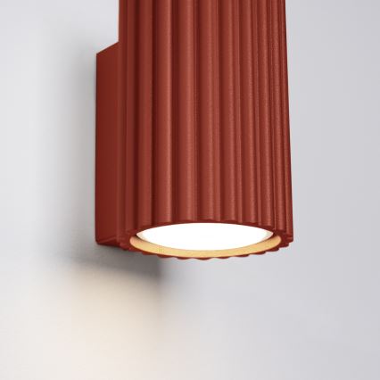 Brilagi - LED настенный светильник CRESTO 1xGU10/10W/230V 10 см красный