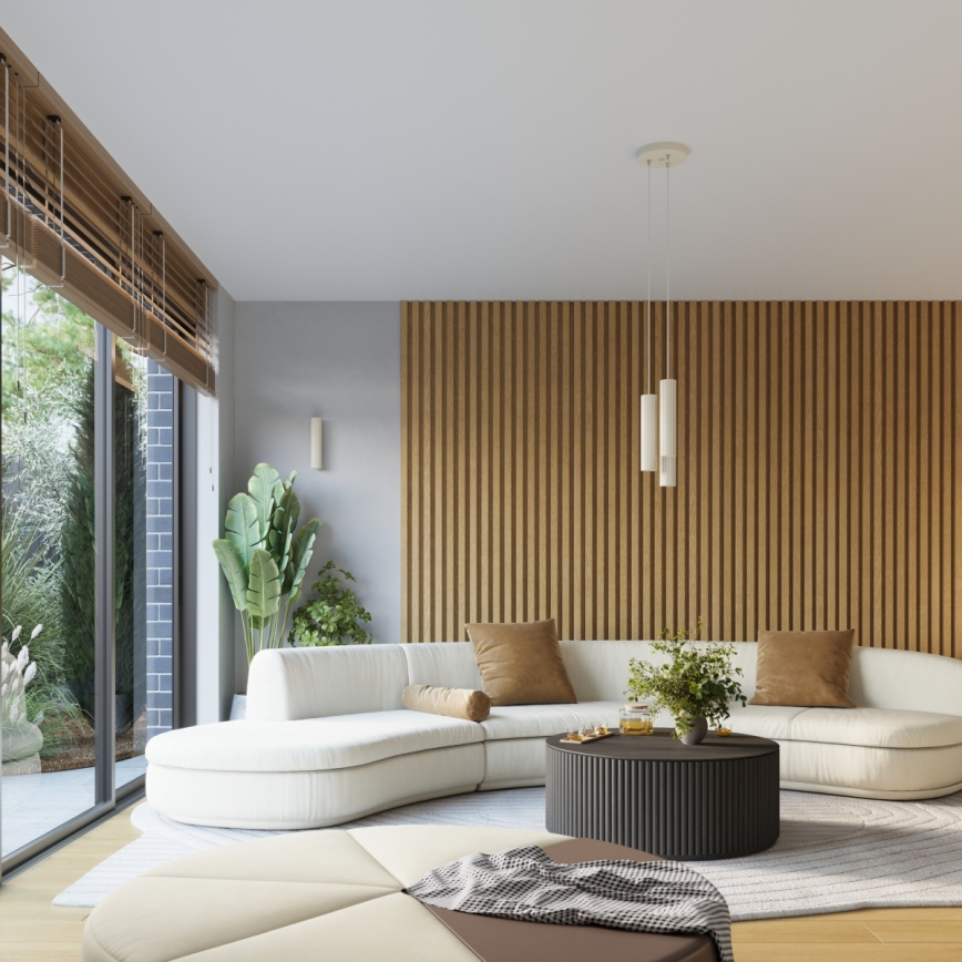 Brilagi - LED настенный светильник CRESTO 2xGU10/10W/230V 20 cm кремовый