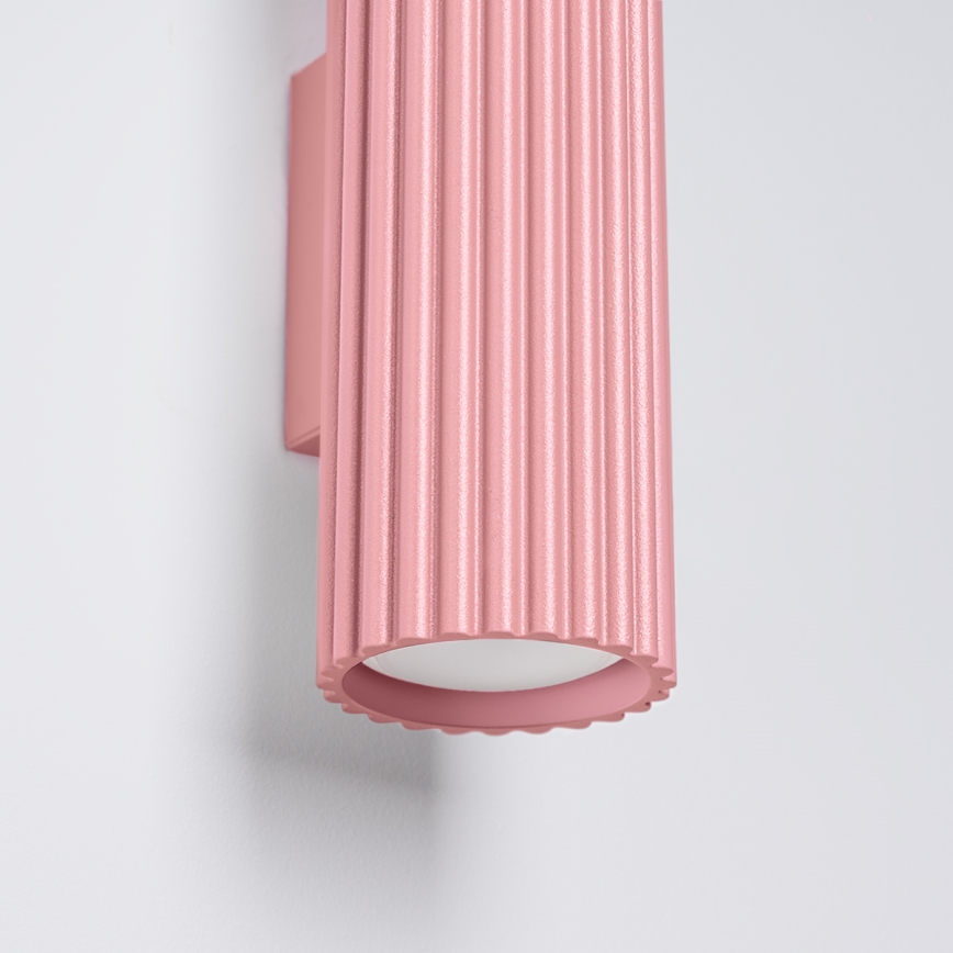 Brilagi - LED настенный светильник CRESTO 2xGU10/10W/230V 20 см розовый