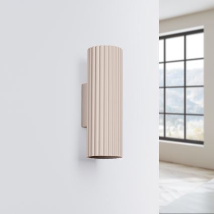 Brilagi - LED настенный светильник CRESTO 2xGU10/10W/230V 20 см тауп