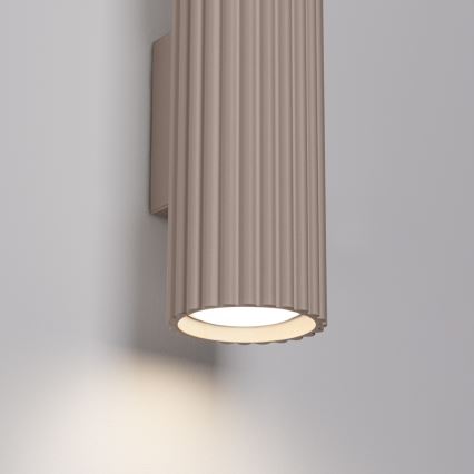 Brilagi - LED настенный светильник CRESTO 2xGU10/10W/230V 20 см тауп