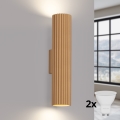 Brilagi - LED настенный светильник CRESTO 2xGU10/10W/230V 30 cm золотой