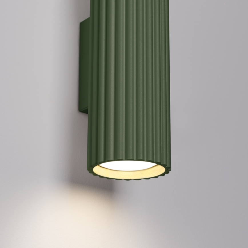 Brilagi - LED настенный светильник CRESTO 2xGU10/10W/230V 30 см зелёный