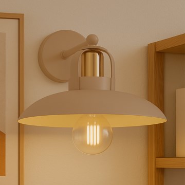 Brilagi - LED Настенный светильник FLAMENGO 1xE27/60W/230V бежевый