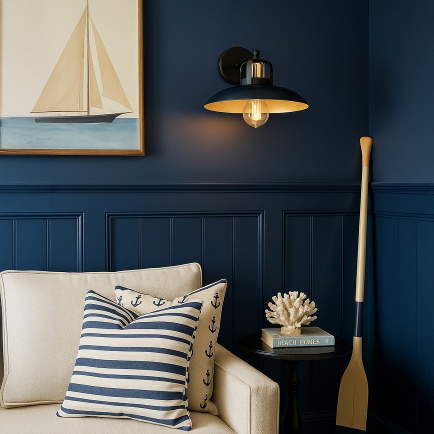 Brilagi - LED Настенный светильник FLAMENGO 1xE27/60W/230V синий