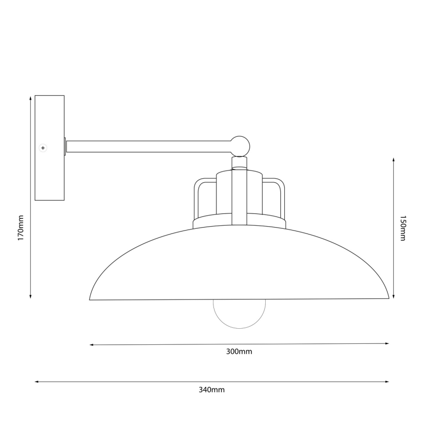 Brilagi - LED Настенный светильник FLAMENGO 1xE27/60W/230V синий