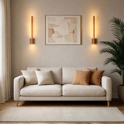 BRILAGI - LED настенный светильник GARDALINE LED/90W/230V 100 см дуб