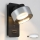 Brilagi - LED Настенный светильник с USB-портом AURA LUX, 1×GX53/30 Вт/230 В, чёрный/дымчатый