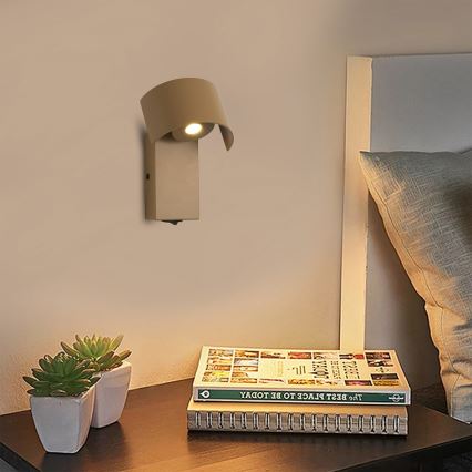 Brilagi - LED настенный светильник VASTO LED/3W/230V бежевый