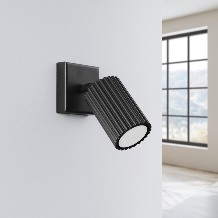 Brilagi - LED настенный точечный светильник CRESTO 1xGU10/10W/230V чёрный