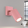 Brilagi - LED настенный точечный светильник CRESTO 1xGU10/10W/230V розовый