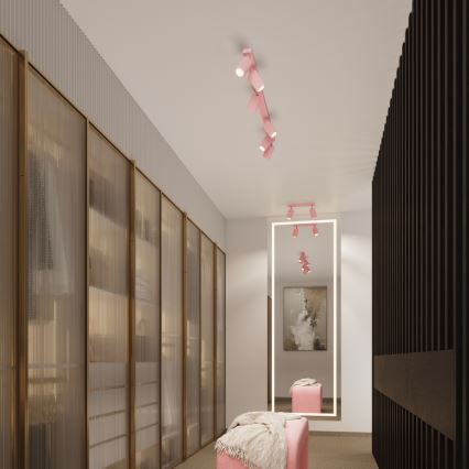 Brilagi - LED настенный точечный светильник CRESTO 1xGU10/10W/230V розовый