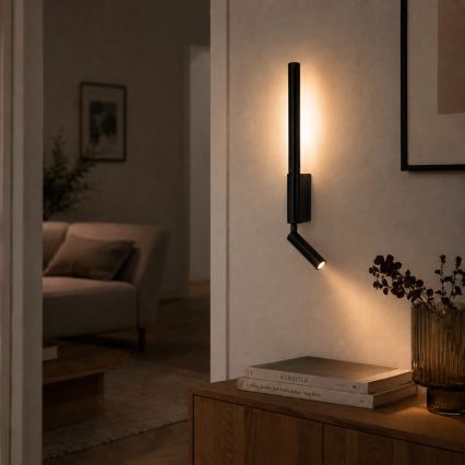 BRILAGI - LED настенный точечный светильник VIXON LED/3Вт/230В + LED/5Вт чёрный CRI 90