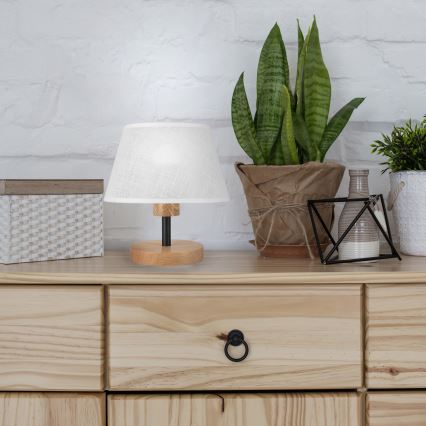 Brilagi - LED Настільна лампа ANTHONY 1xE14/40W/230V дуб/білий